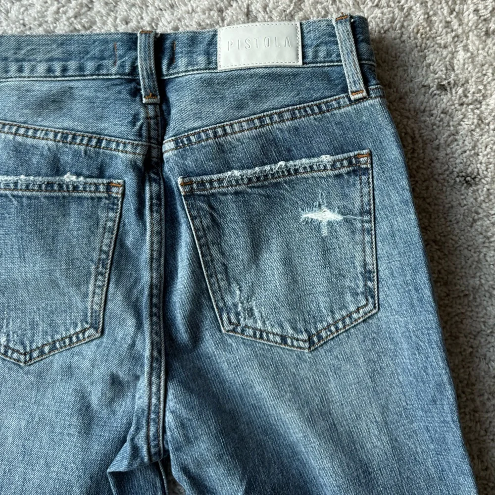 Pistola Womens Straight Blue Jeans - Picture 7 of 11